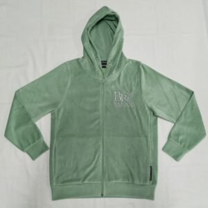 Ladies Velour Hoodie Jacket