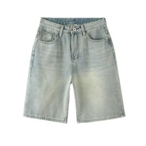 Vintage Wash Jeans Shorts